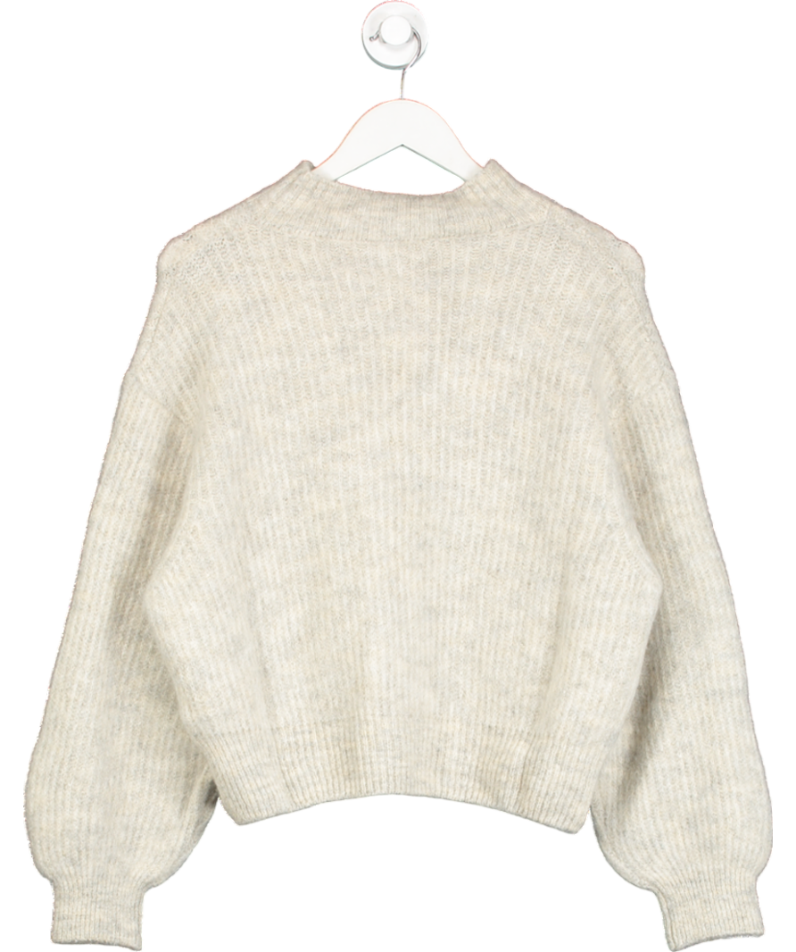 American Vintage Super Soft Grey Melange East Italian Yarn Jumper UK M