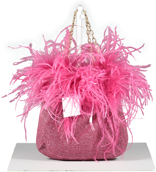 Oséree Pink Mini Hs23 Lumière Plumage Tote Bag