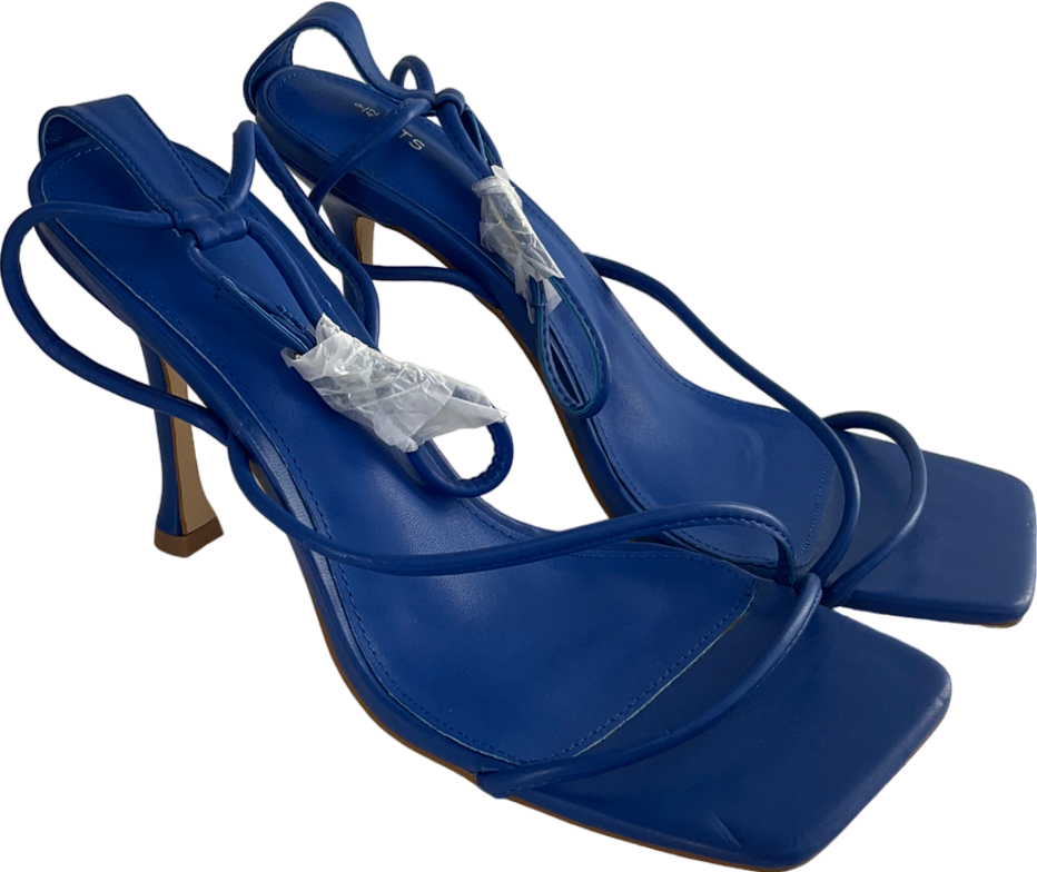 lts Blue Strappy Asymmetrical Heel UK 9 EU 42 👠