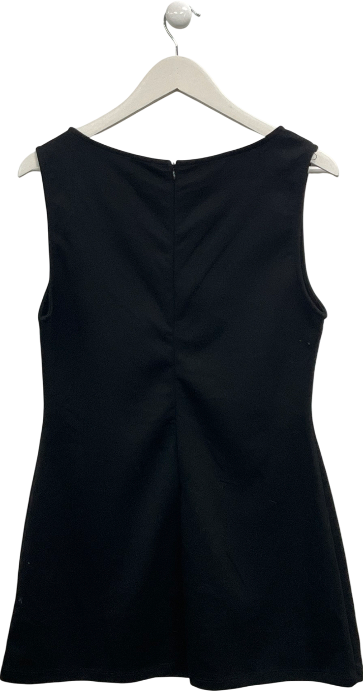 White Fox Black Sleeveless Mini Dress UK XL
