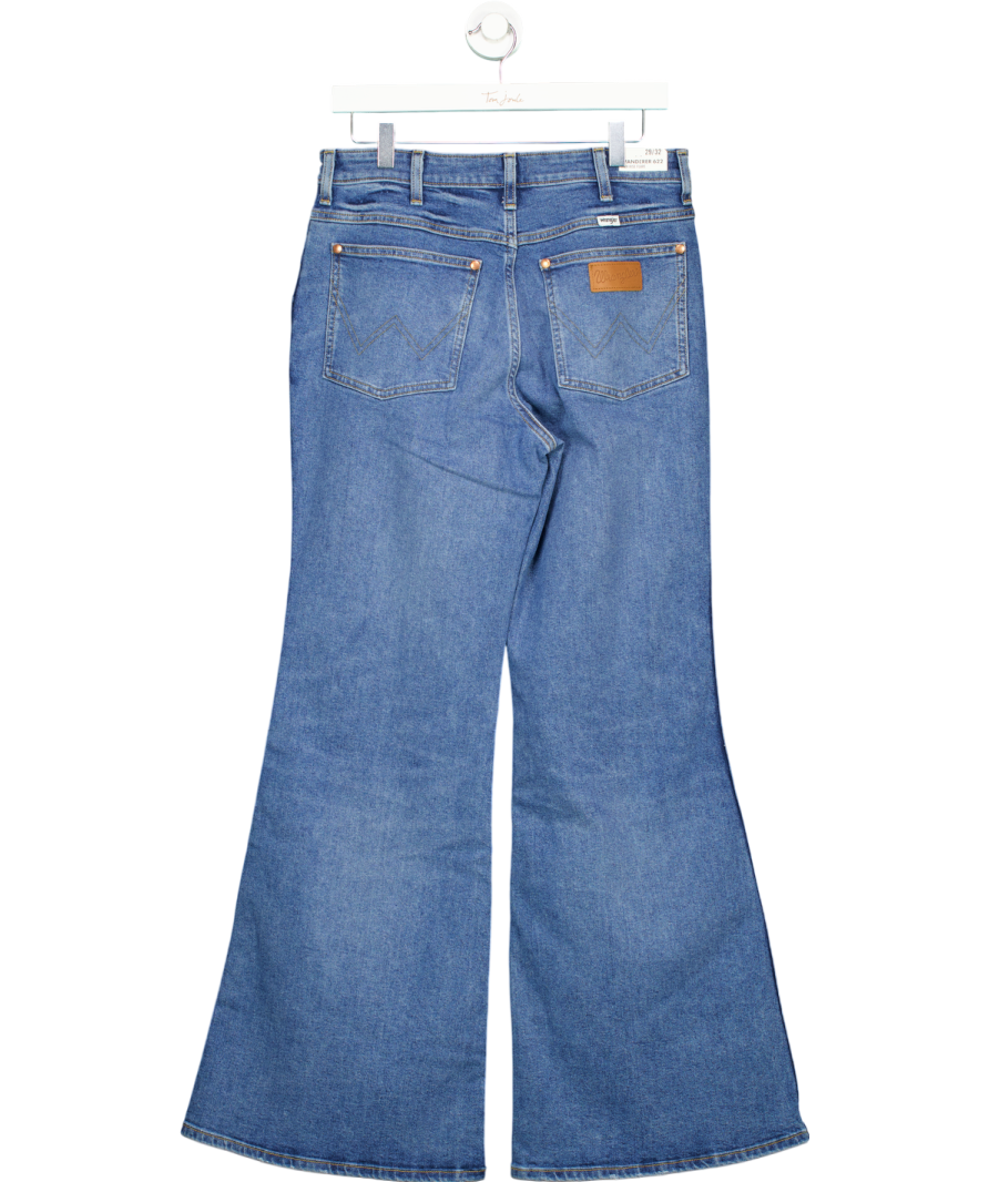 Wrangler Blue Wanderer 622 High Rise Flare Jeans W29