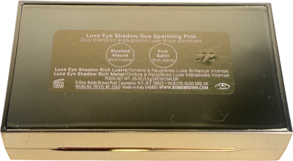 Bobbi Brown Luxe Eye Shadow Duo Sparkling Pink 1.5g