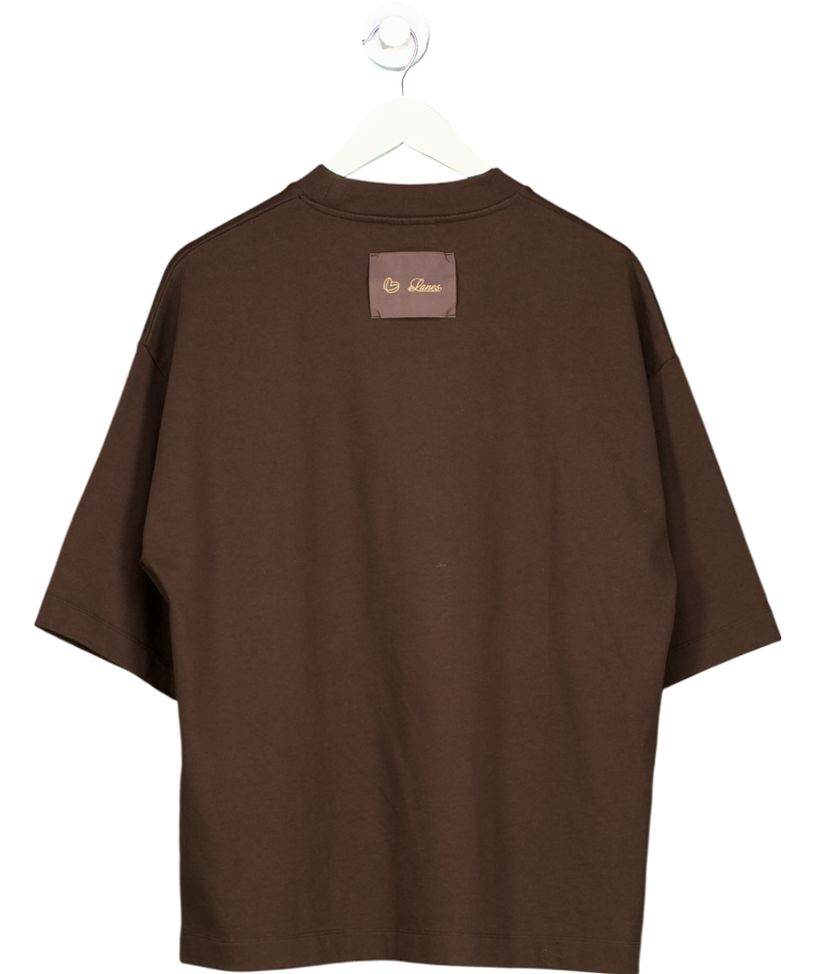 lanes Brown Deluxe Tee UK M