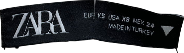 ZARA White Asymmetric Skort UK XS