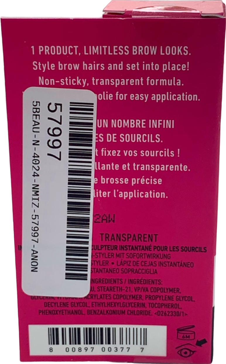 NYX Professional Makeup The Brow Glue Transparent 5g