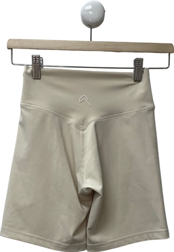Oner Active Cream Timeless High Waisted Shorts UK S