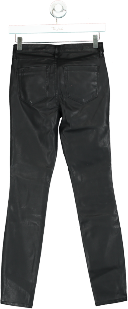 BLANKNYC Black The Bond Faux Leather Skinny Trousers Size W25