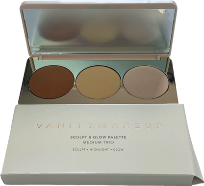 Vanity Makeup Sculpt & Glow Palette Medium Trio