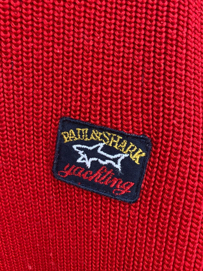 Paul & Shark Red Quarter Zip Jumper UK XL