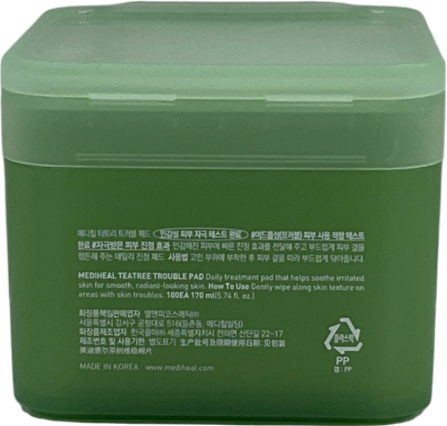 mediheal Teatree Trouble Pads (100 Pads) 170ml