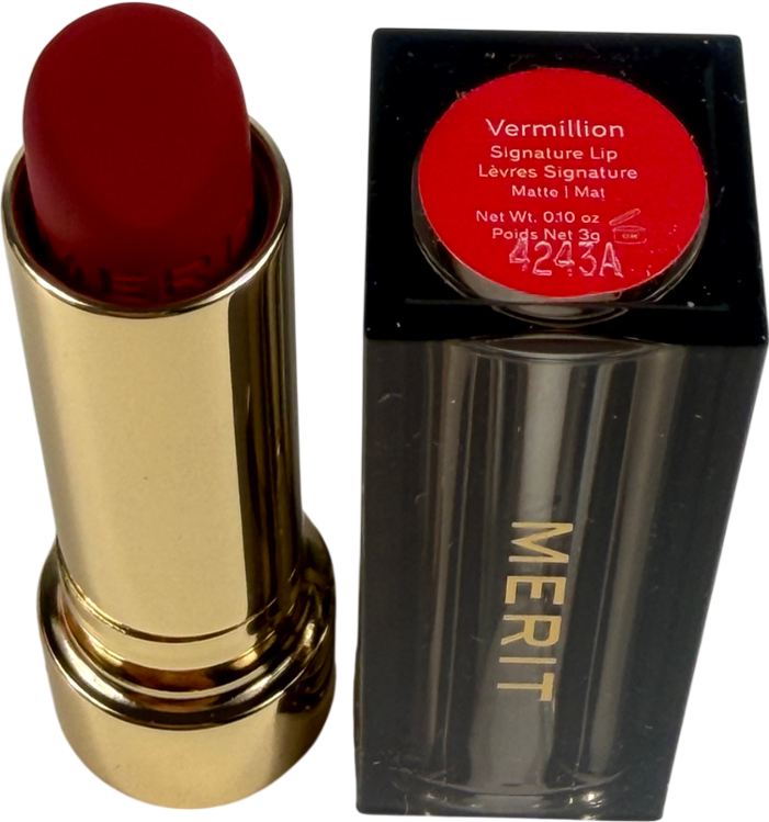 Merit Signature Lipstick Vermillion 3g