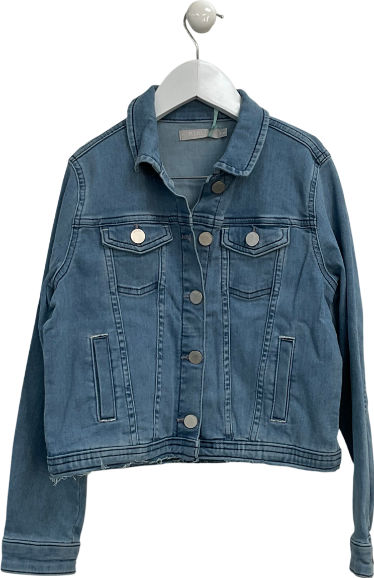 Mintie by Mint Velvet Blue Washed Denim Jacket 9 Years