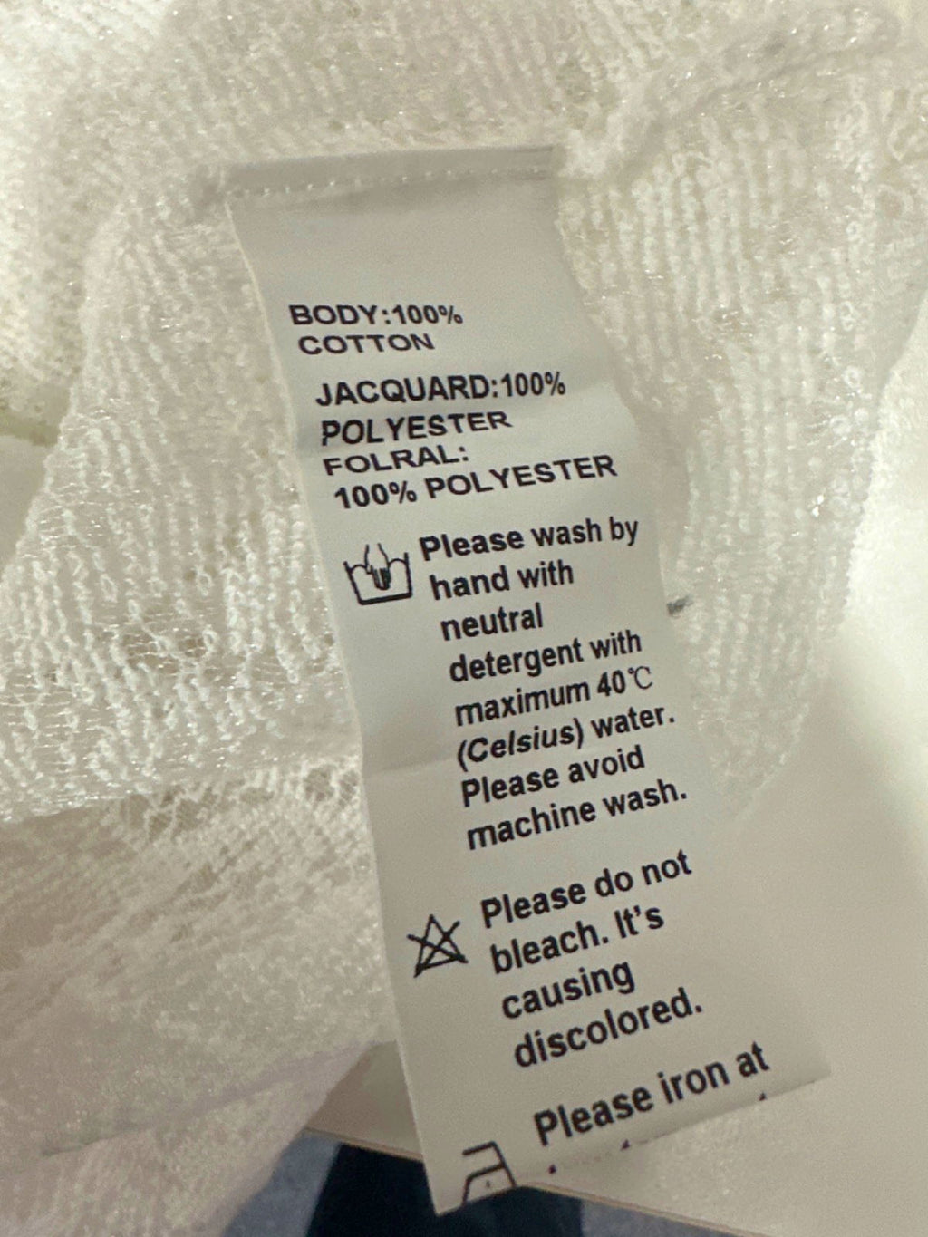 SNDYS. White Lace Maxi Dress UK M