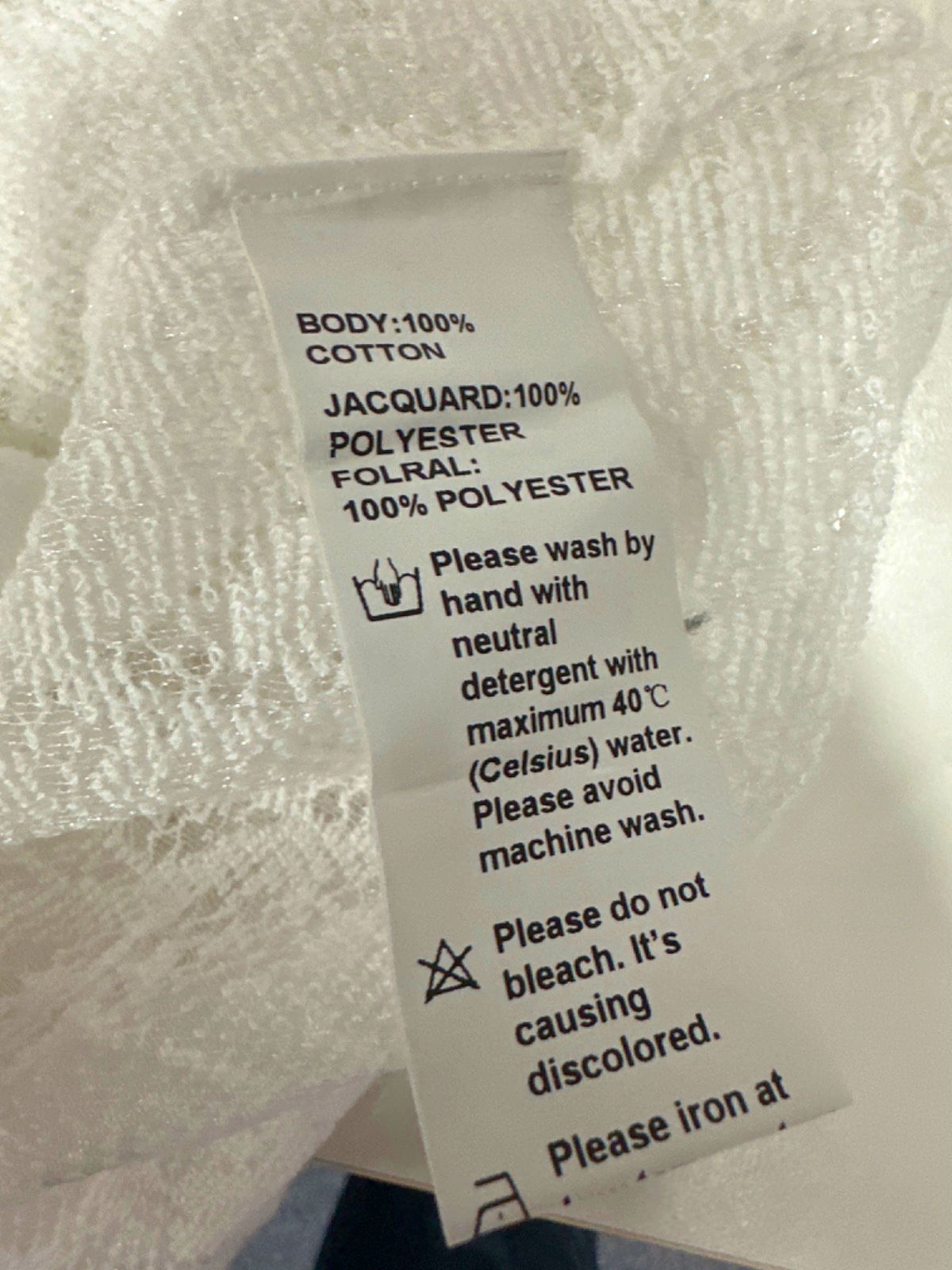 SNDYS. White Lace Maxi Dress UK M