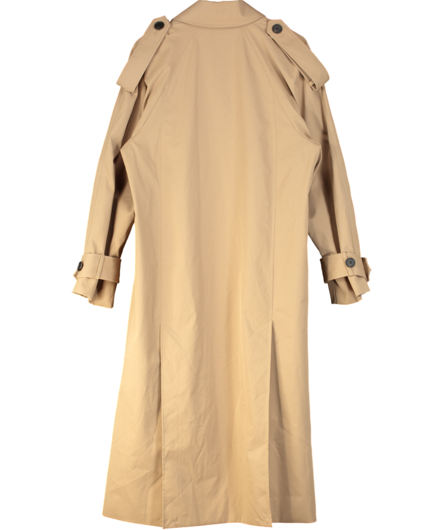 Camilla And Marc Classic Camel Double Breasted Trench Coat UK M/L