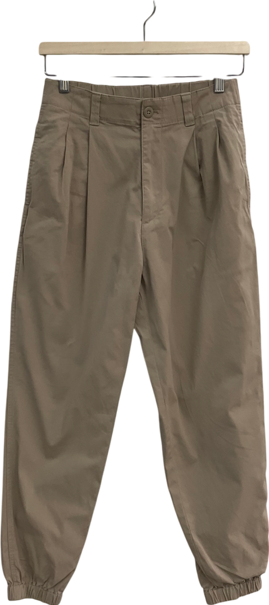 Uniqlo Beige Cuffed Hem Trousers W26