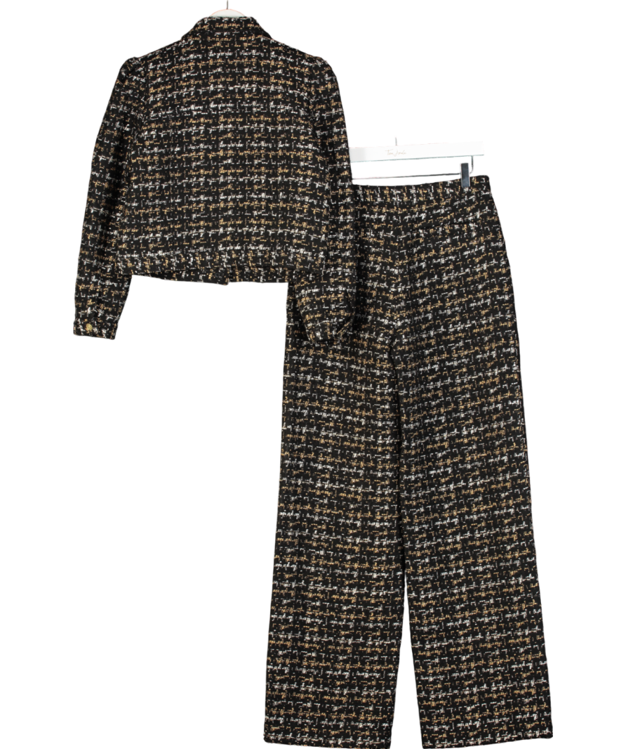L'agence Black 2-pieceTweed Angelia Blazer And Trouser Set UK S