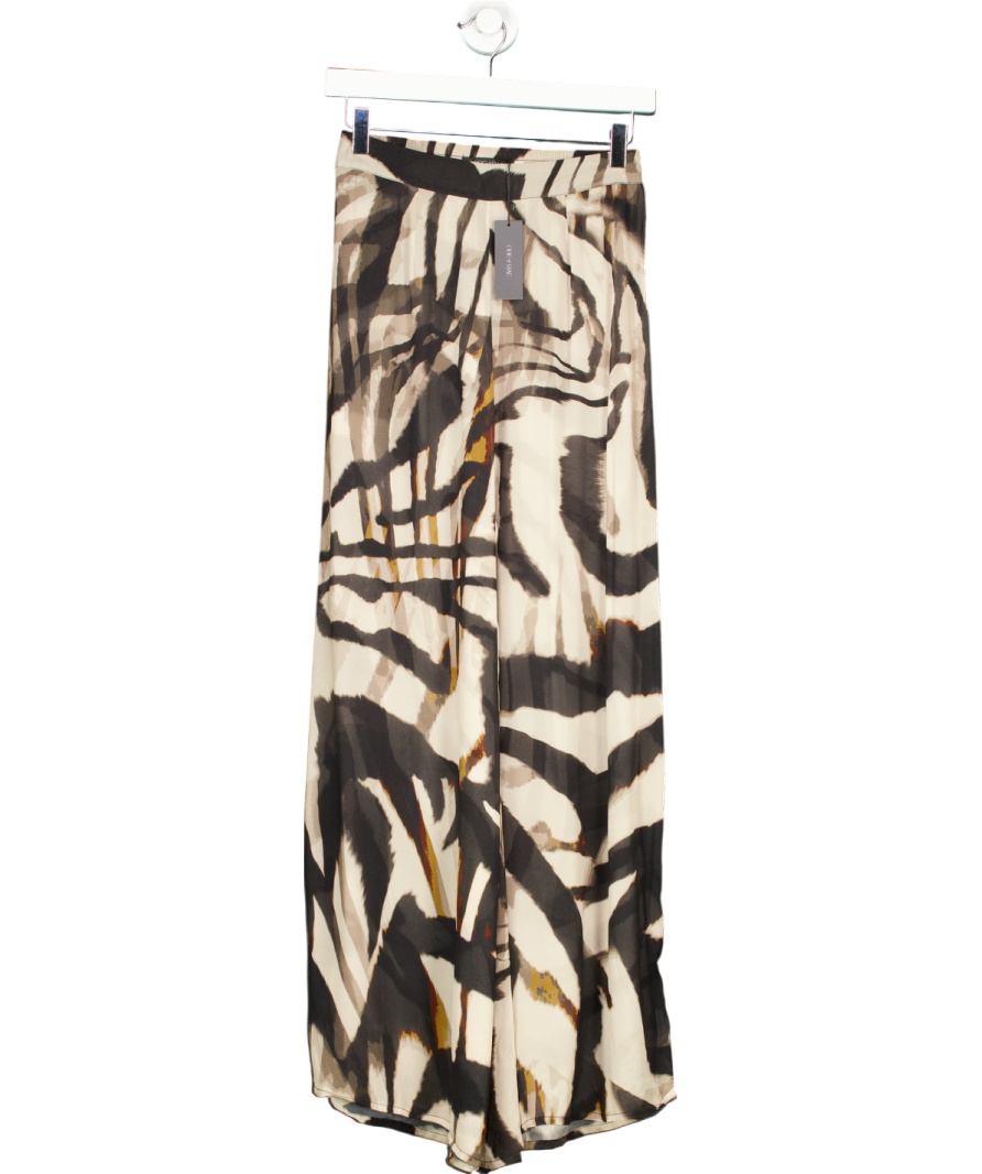 Ode + Rae Brown Bader Trousers In Zebra UK S