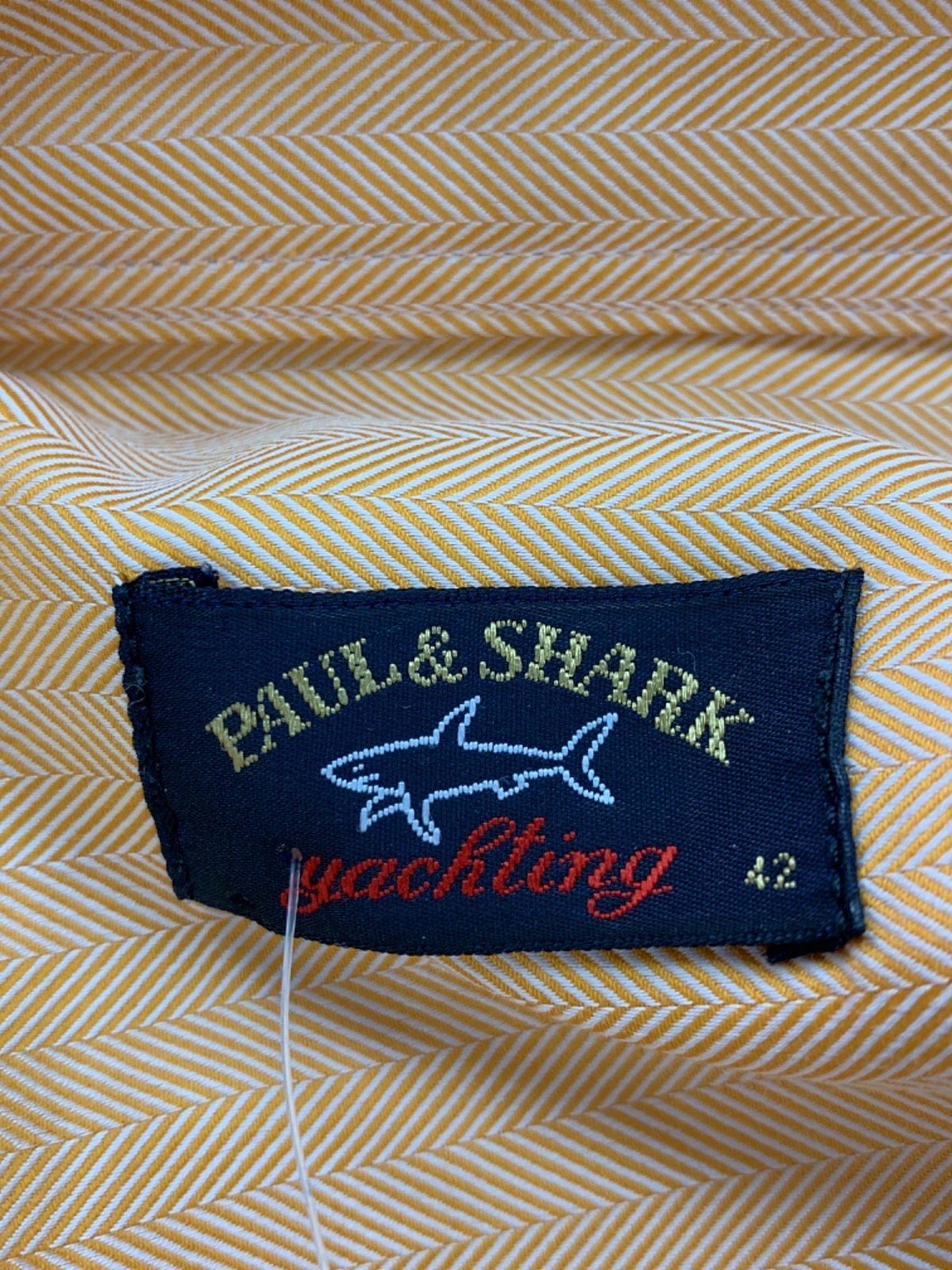 Paul & Shark Orange Long Sleeve Shirt Chest 42