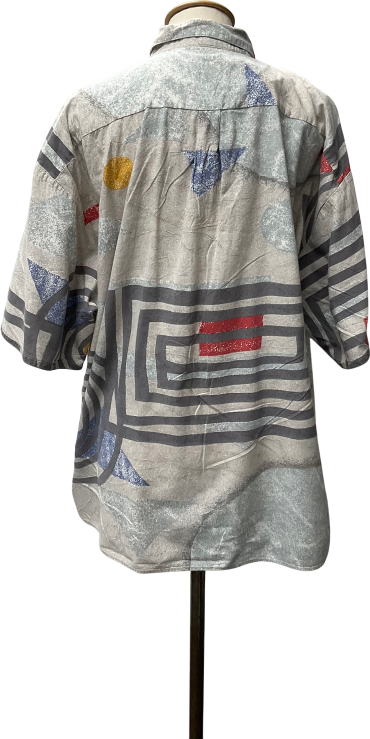 Via cortesa Grey Vintage Shirt UK XXL