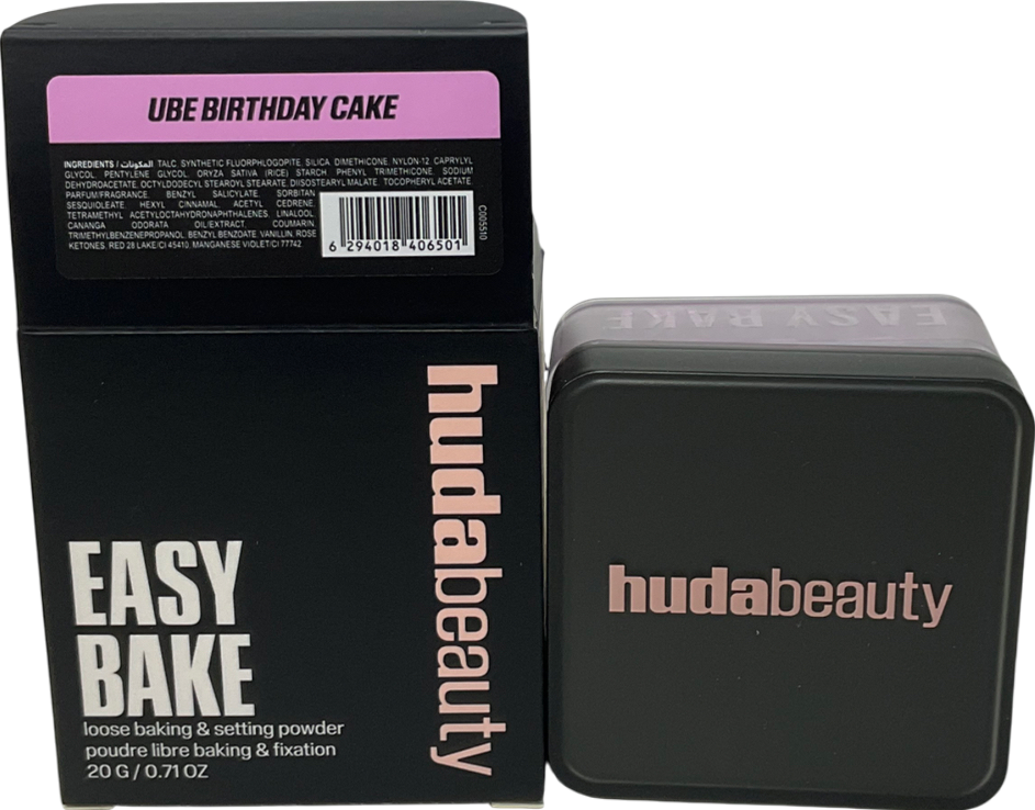 Huda Beauty Easy Bake Loose Powder Ube Birthday Cake 20g