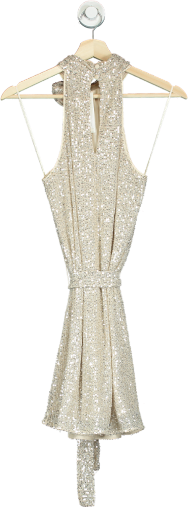 Friends Like These Millie Mackintosh Gold Sequin Dress UK 8