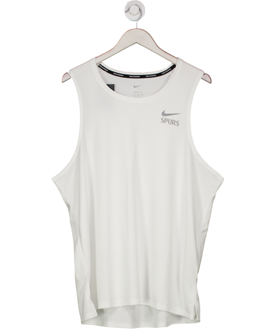 Nike White Spurs Active Dri-fit Tank Top UK XL