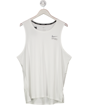 Nike White Spurs Active Dri-fit Tank Top UK XL