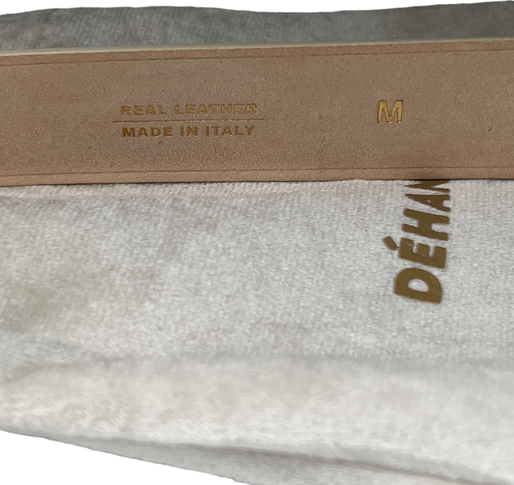 dehanche Cream Hollyhock Gold Belt UK M