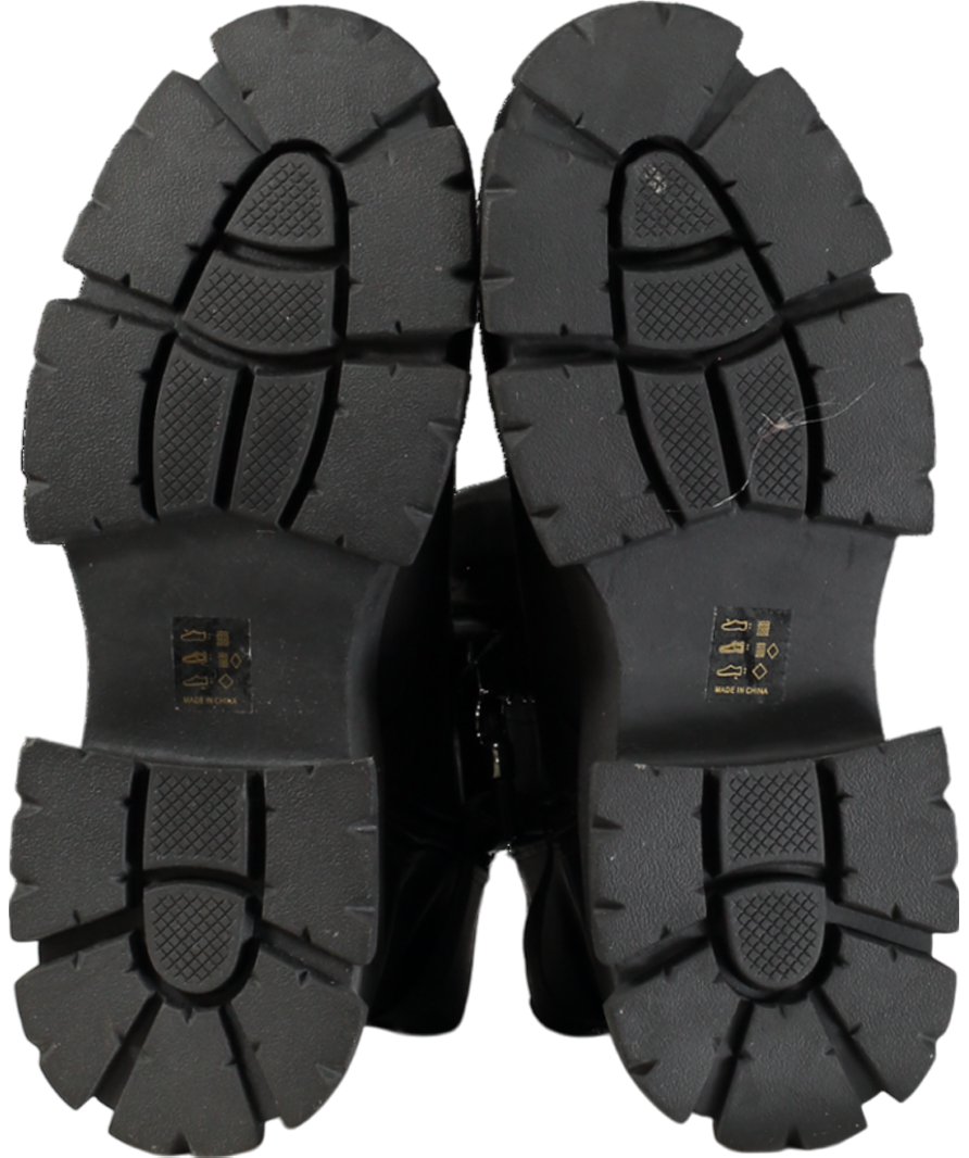 STEVE MADDEN Black Lace-up Ankle Boots UK 7 EU 40 👠