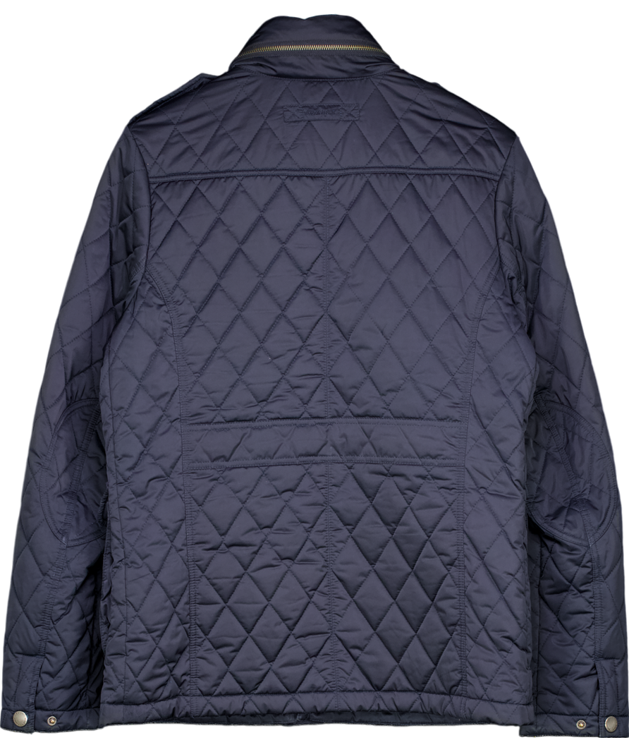 GANT Navy Blue Quilted Jacket UK M