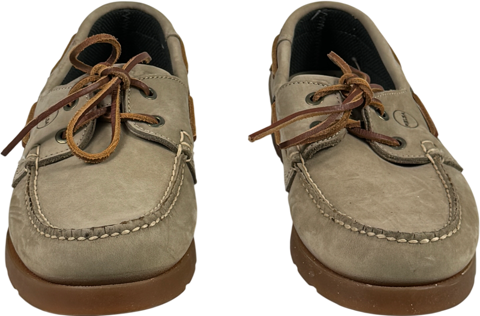 PIELSA Beige Leather Boat Deck Shoes UK 9 EU 43 👞