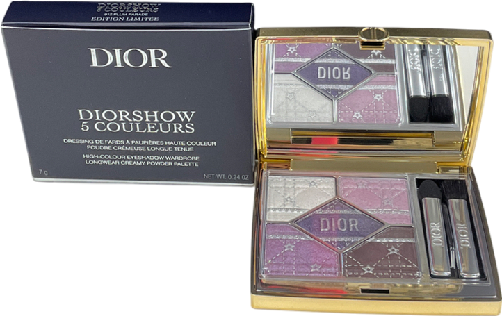 Christian Dior  Limited Edition Diorshow 5 Couleurs Eye Palette - 5 Eyeshadows - 912 Plum Parade 7g