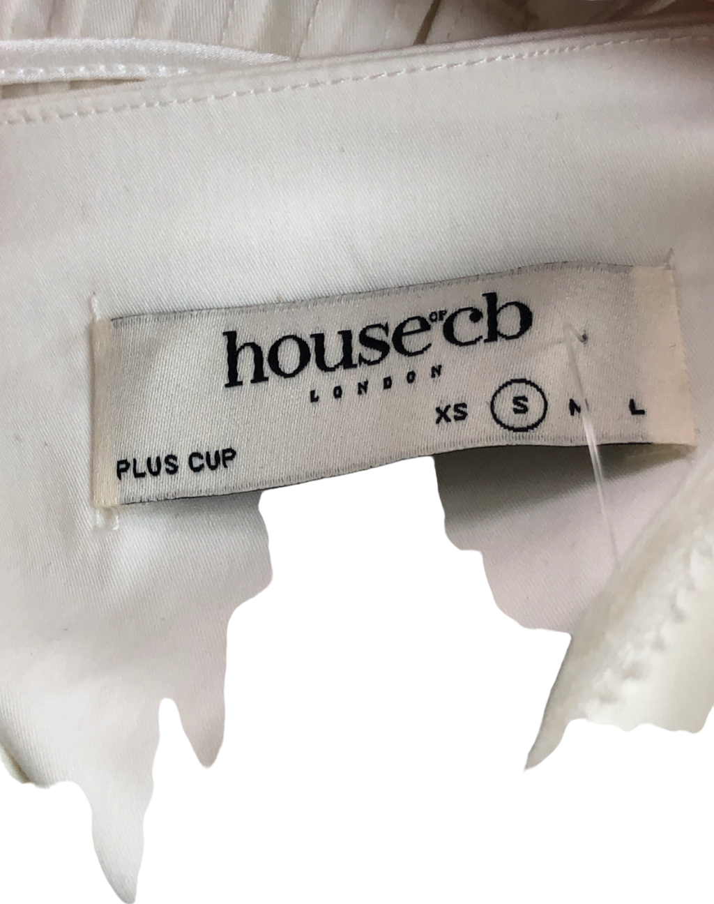 House of CB Pietra White Corset Mini Dress UK S