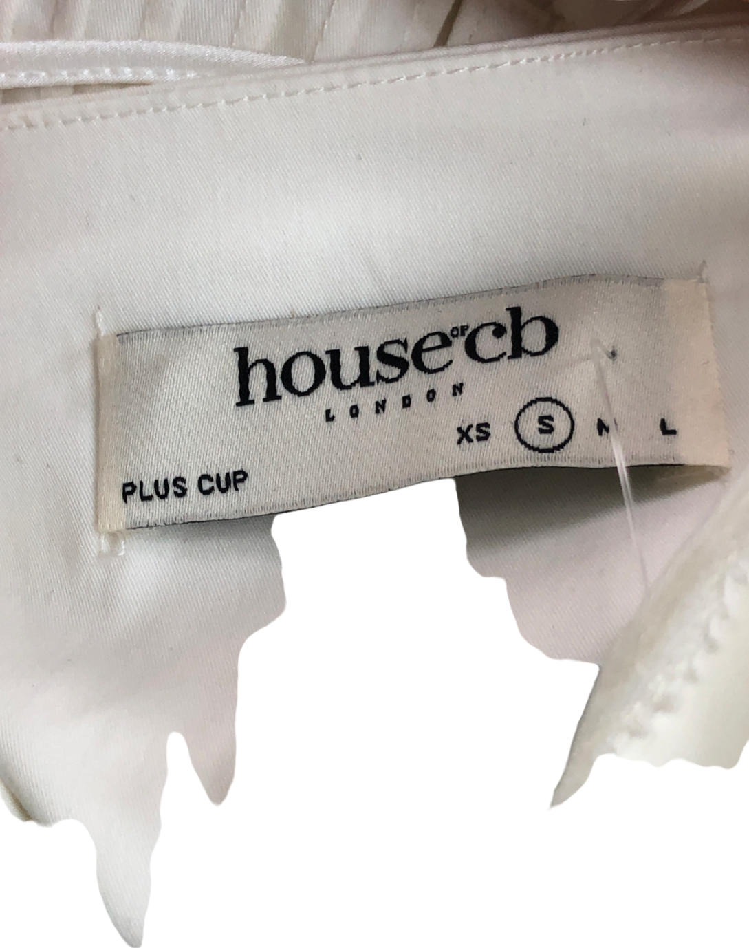 House of CB Pietra White Corset Mini Dress UK S