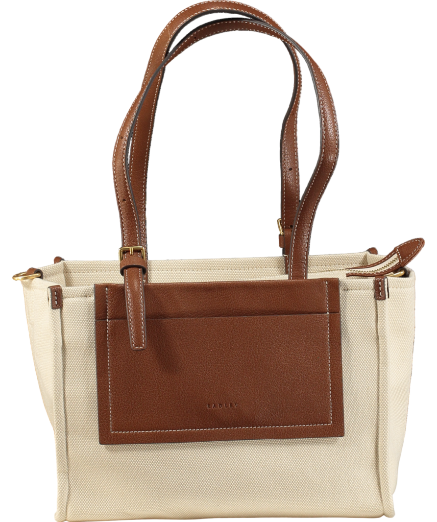 Radley London Brown The Burlington Canvas And Leather Handbag