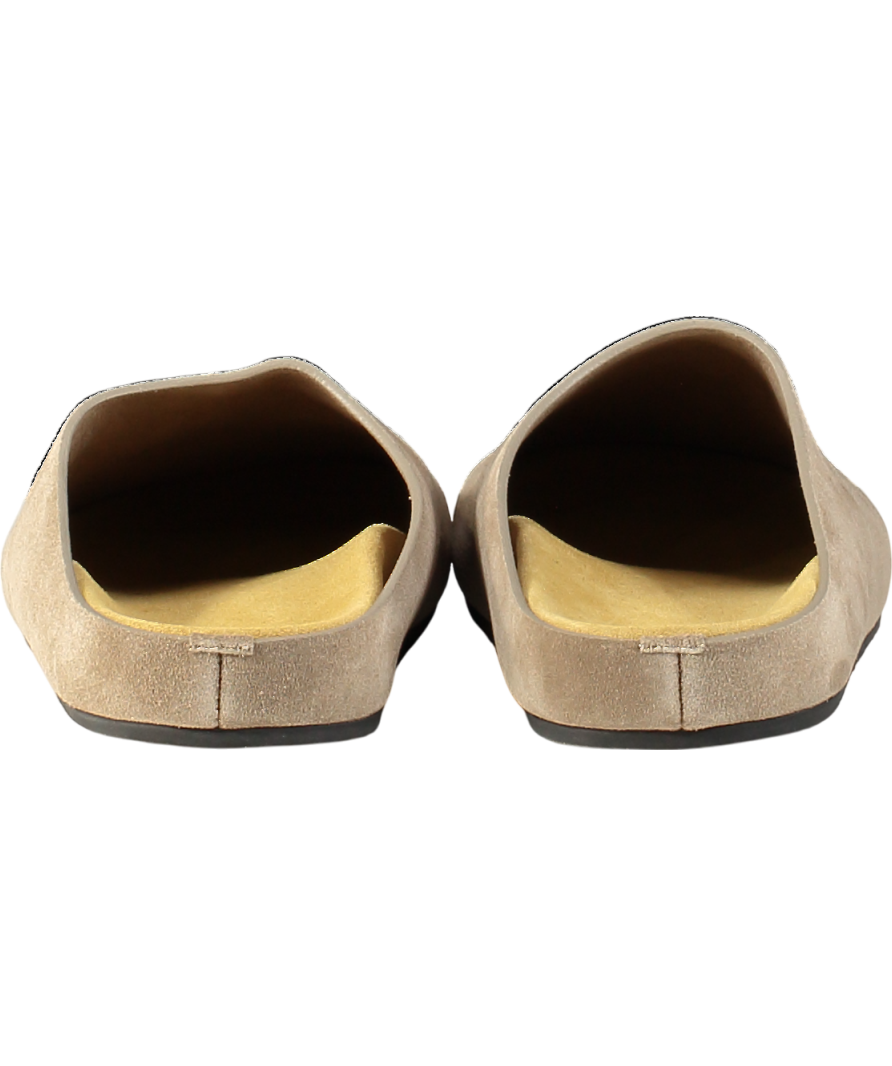 The Row Beige Hugo Slip On Suede Clogs UK 5 EU 38 👠