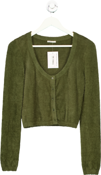 House of CB Green Fluffy Cardigan UK M