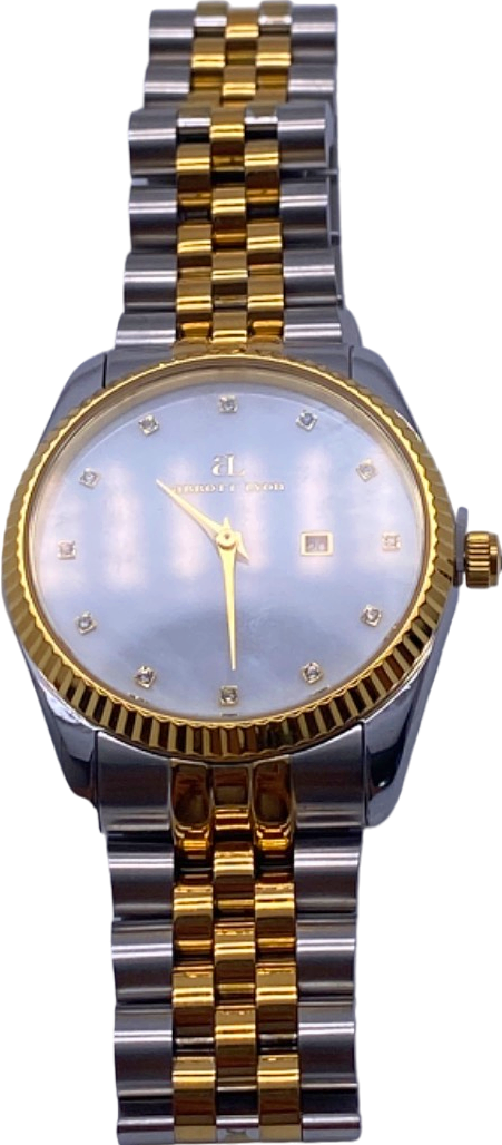 Abbott Lyon Gold Two-Tone Stainless Steel Diamond Watch