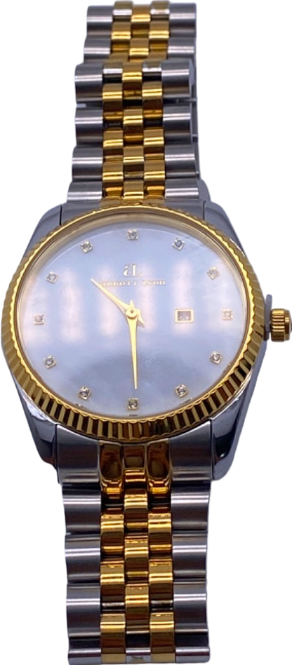 Abbott Lyon Gold Two-Tone Stainless Steel Diamond Watch