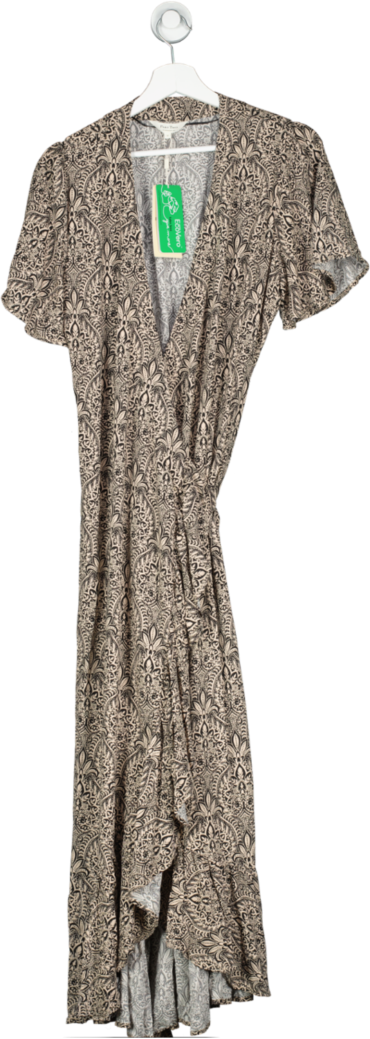 Part Two Beige Clarina Short Sleeve Dress UK 14