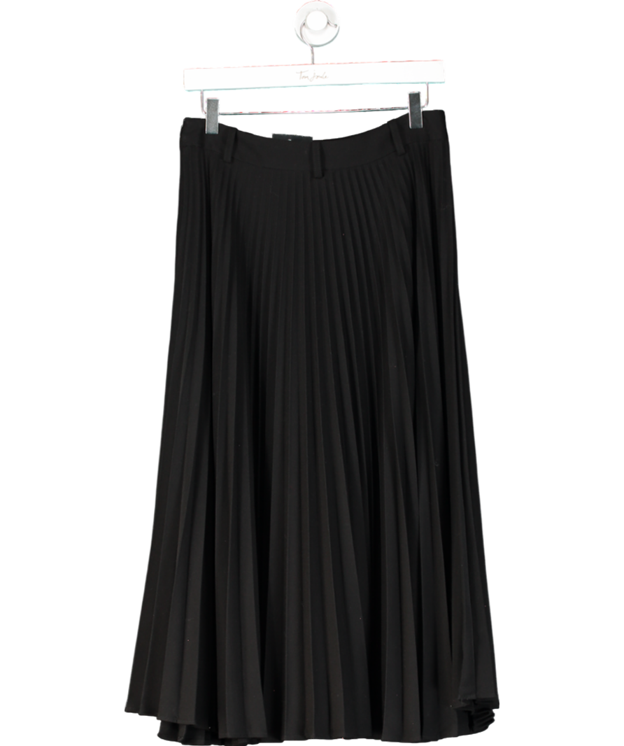 ZARA Black Pleated Maxi Skirt UK M
