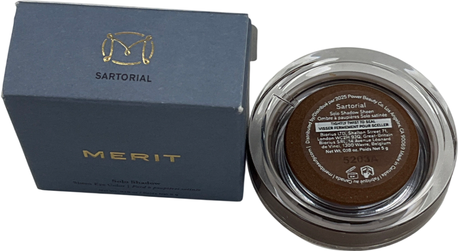 Merit Solo Shadow Cream-to-powder Soft Matte Eyeshadow Sartorial 5g