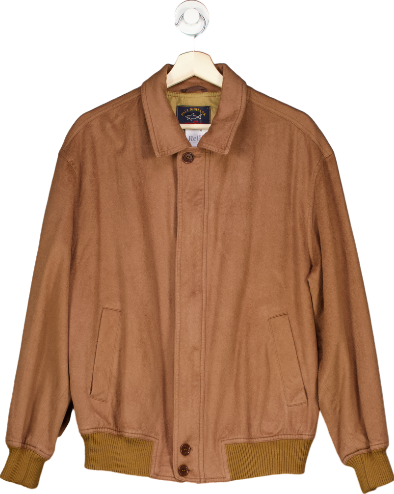Paul & Shark Cashmere & Wool Blend Bomber Jacket UK L