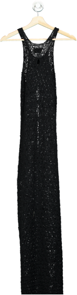 Holzweiler Black Tape Yarn Cover up Dress UK XS