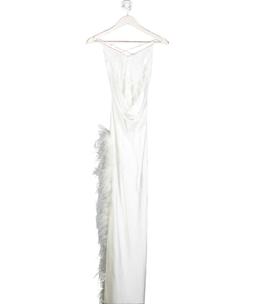 Melrose White Selina Dress - Pearl UK XS