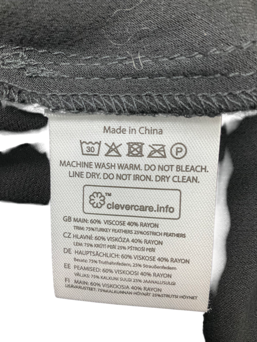 Rewritten Black Dolly Feather Sleeve Satin Bias Cut Midi Dress UK 8