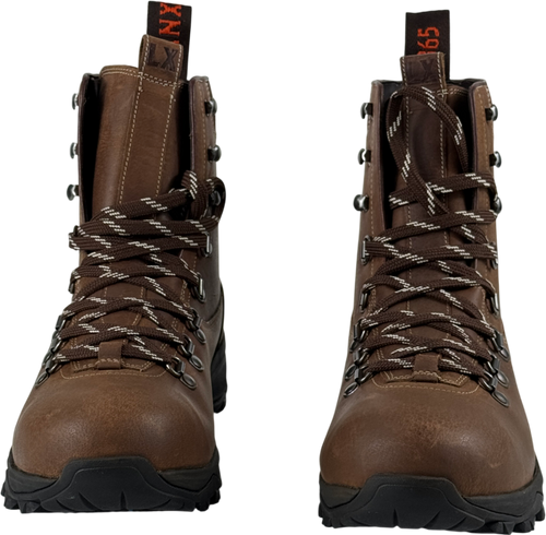 LANX Brown Ogden Acacia Distressed Water-resistant Oil Leather Hiker Boots UK 6 EU 39 👠