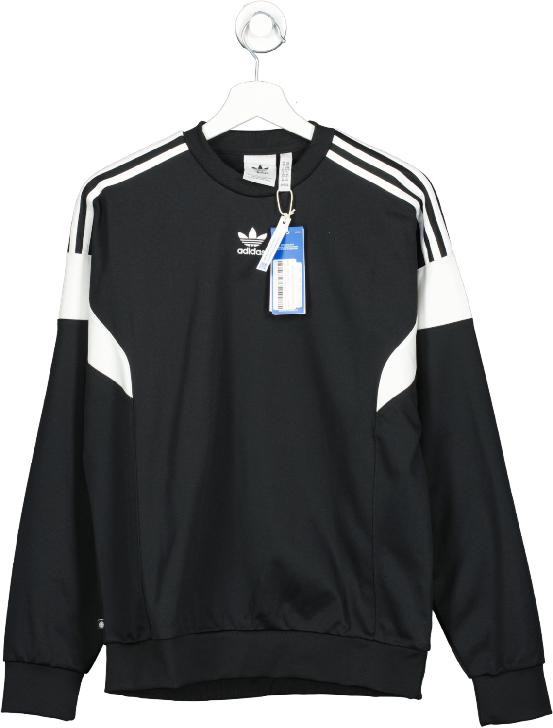 Adidas Black Adicolor Classics Cut Line Crew Sweatshirt Uk Xs Reliked