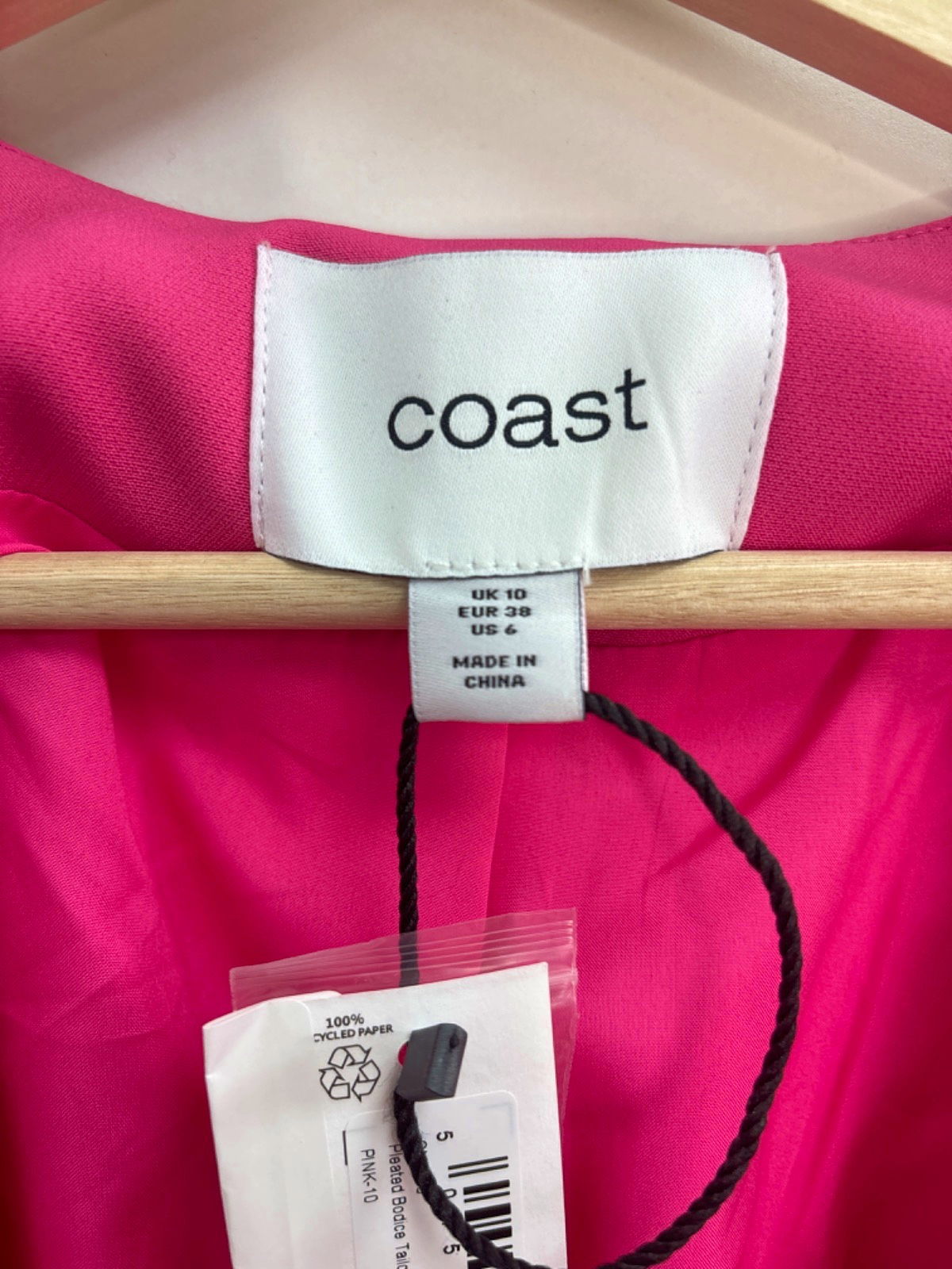 Coast Pink Fitted Blazer UK 10